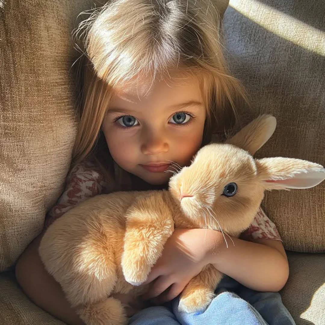 Lapin en peluche interactif avec mouvements réalistes et sons mignons