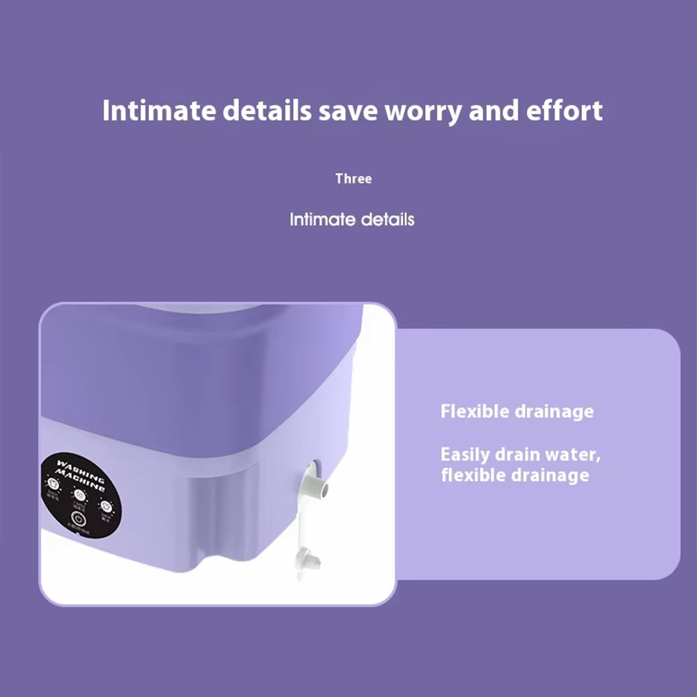 Lave-linge portable et pliable avec fonction séchage