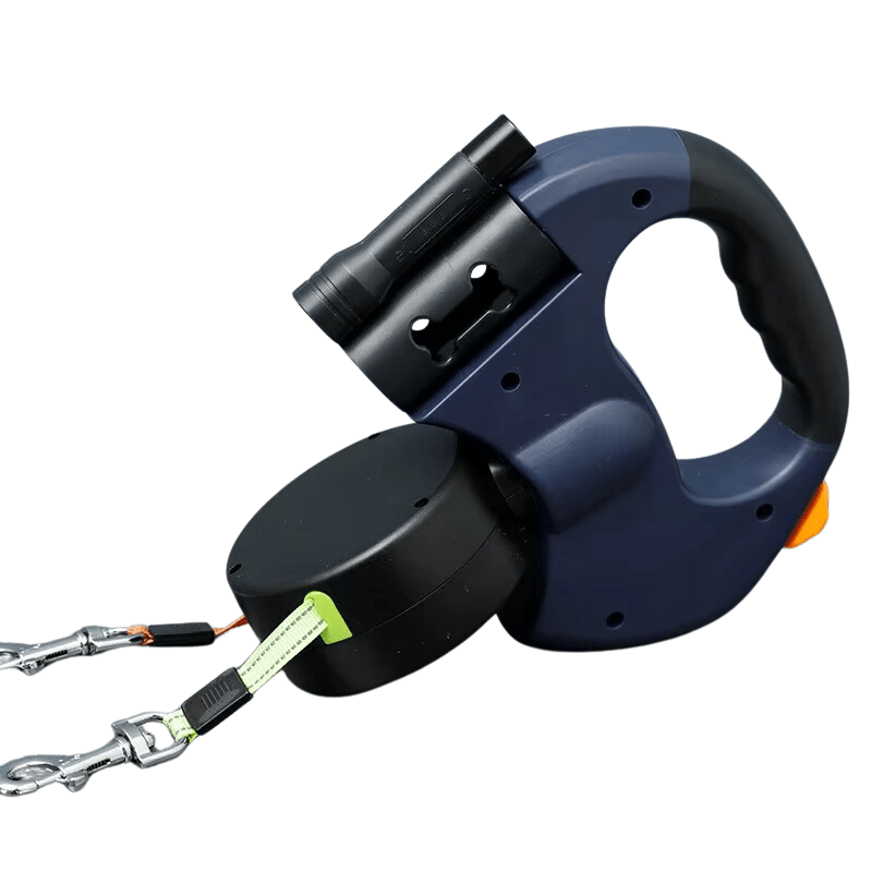 LED Leash for Two Dogs with Durable Construction