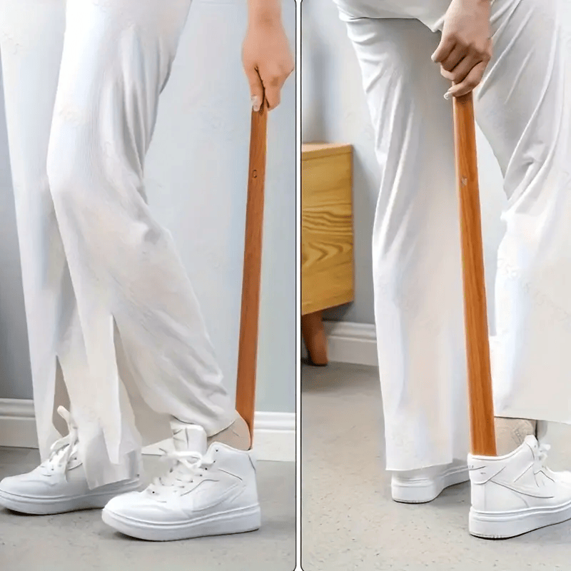 Long Shoe Horn with Curved Tip