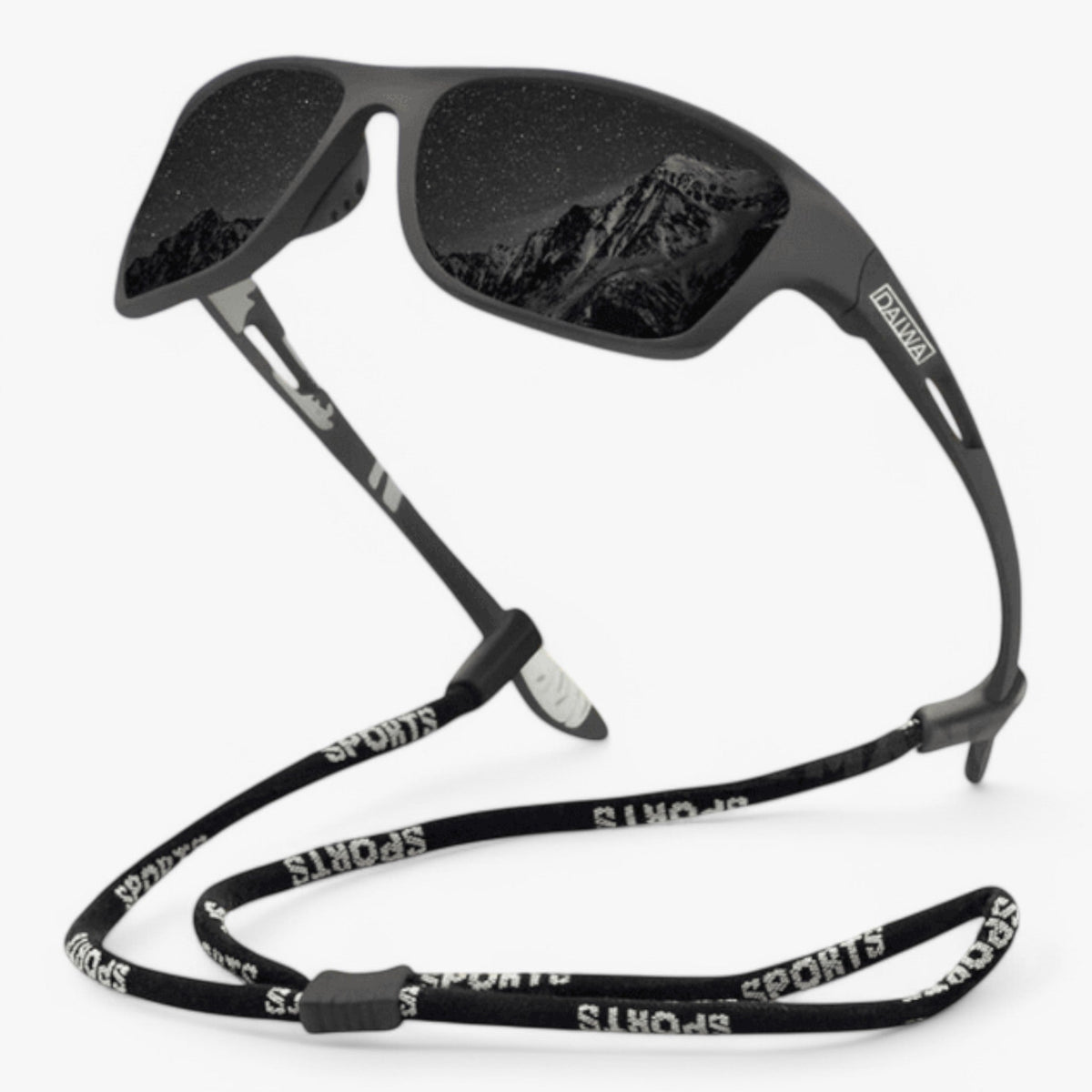 Lunettes de soleil de sport polarisées avec protection UV et verres antirayures