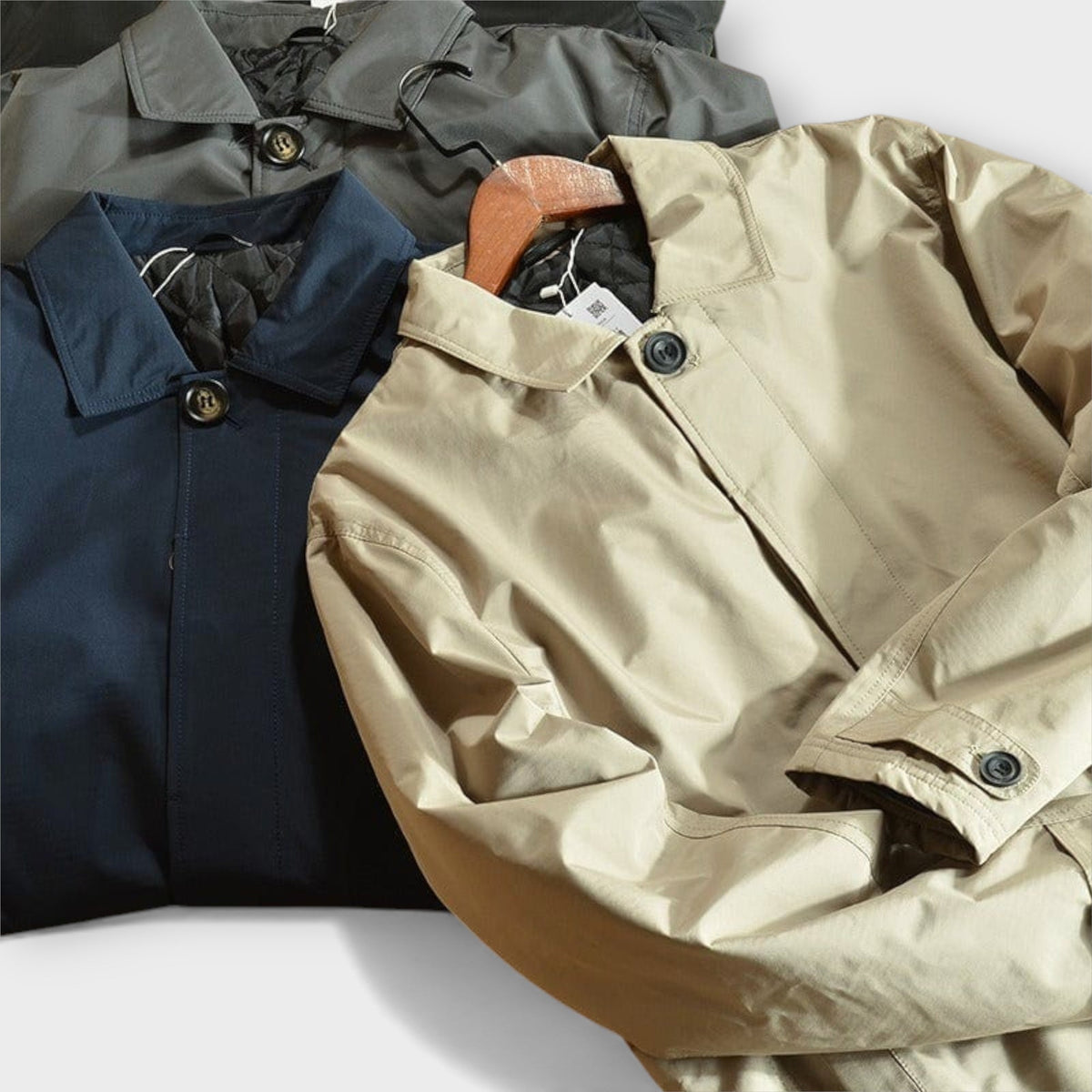 Manteau court classique pour homme