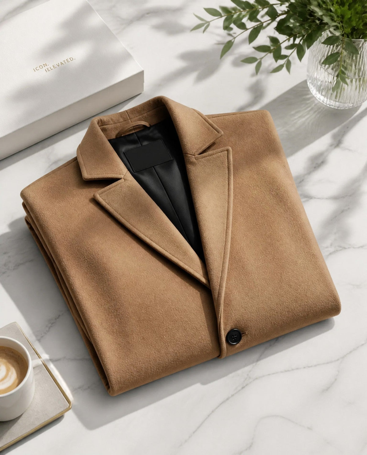 Manteau en laine pour homme de haute qualité