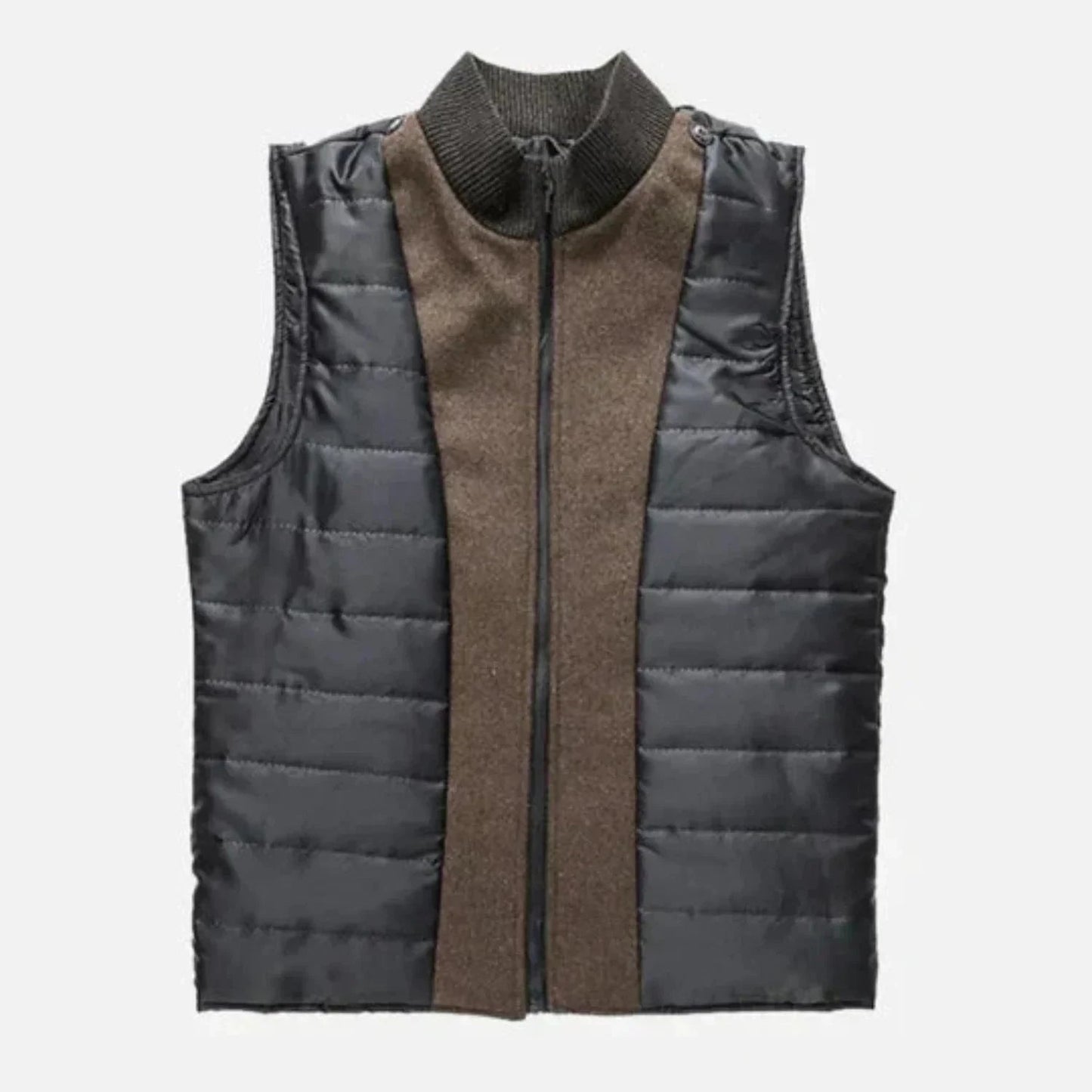 Manteau homme à col montant