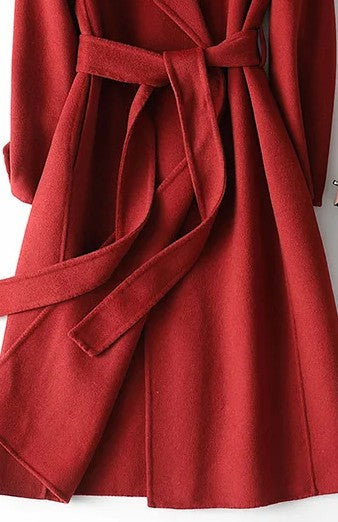Manteau portefeuille Ceinturé