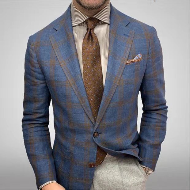 Men's Elegant Wool Blazer