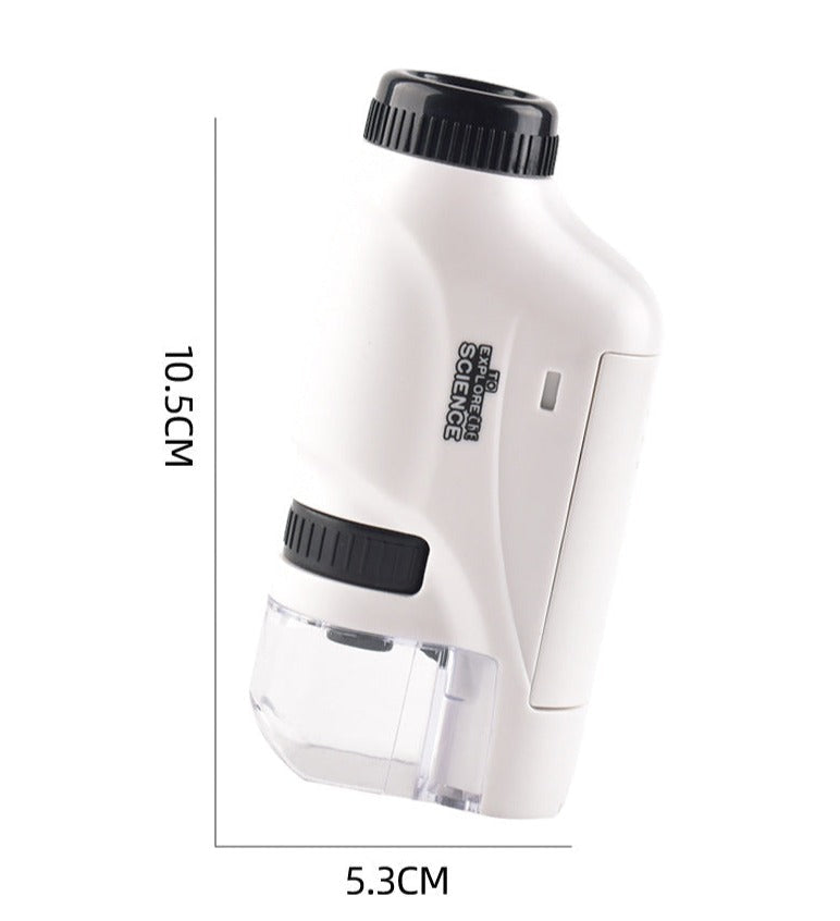 Microscope LED de poche pour enfants curieux