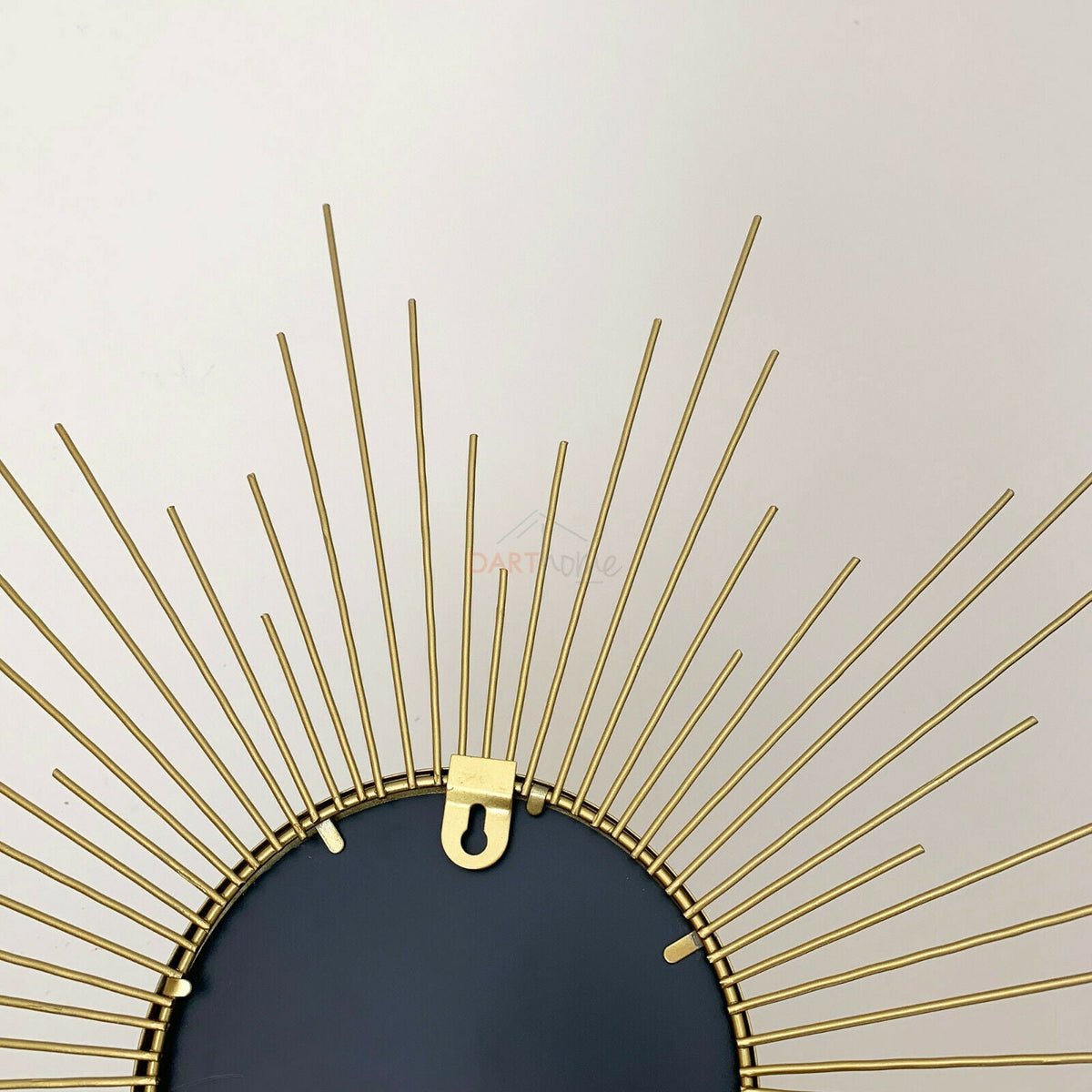 Miroir soleil doré 60 cm