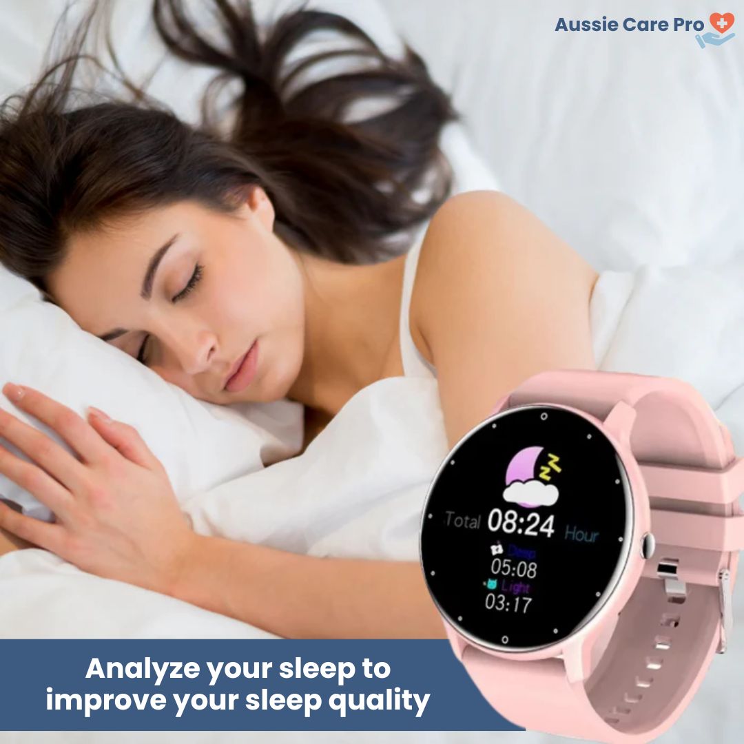 Montre connectée santé – mesure de la pression artérielle, de la fréquence cardiaque et du SpO₂, moniteur de sommeil, montre fitness