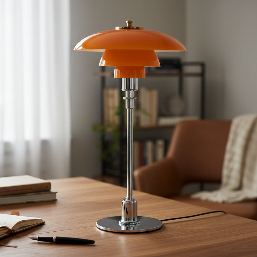 NORDILUX – Minimalist Dimmable Table Lamp with Warm LED Light