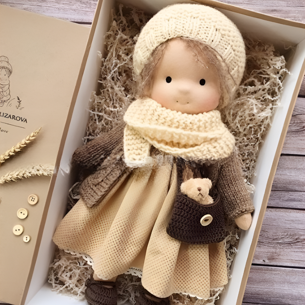Olvoria | Children's Waldorf Doll, Soft Cuddly Toy