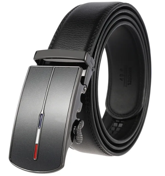 Olvoria | Elegant Luxury Men's Belt with Automatic Buckle