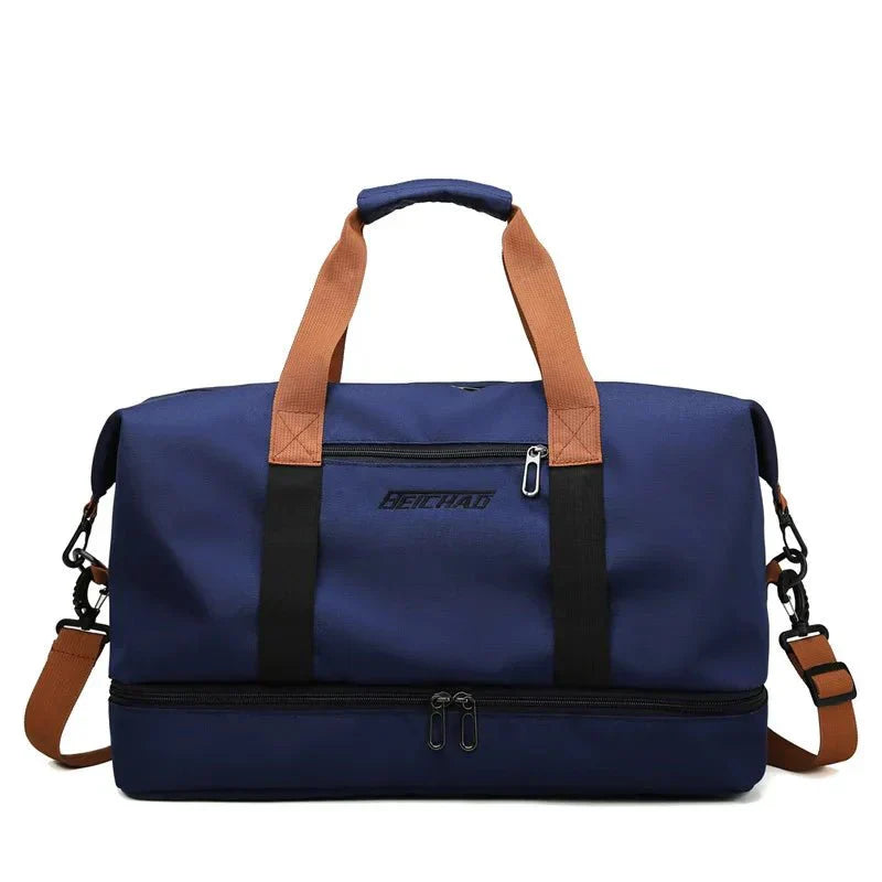 Olvoria | FITVOY DUFFEL – Lightweight Gym & Travel Bag with Shoe Compartment and Wet-Dry Separation