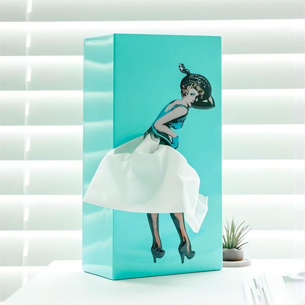 Olvoria | Flying Skirt Tissue Box
