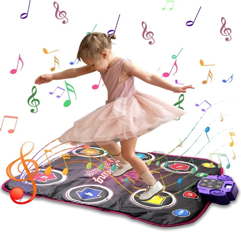 Olvoria | Interactive Dance Mat with 5 Levels of Fun and Challenges for Kids