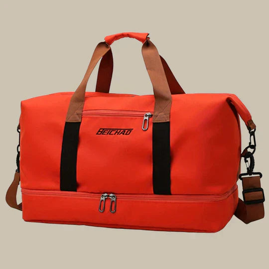 Olvoria | Men's Duffle Gym Bag with Shoe Compartment