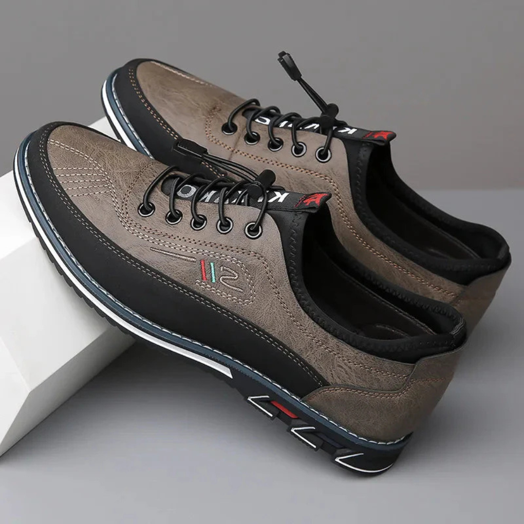Olvoria | Men's Oxford Shoes with Closed Lacing