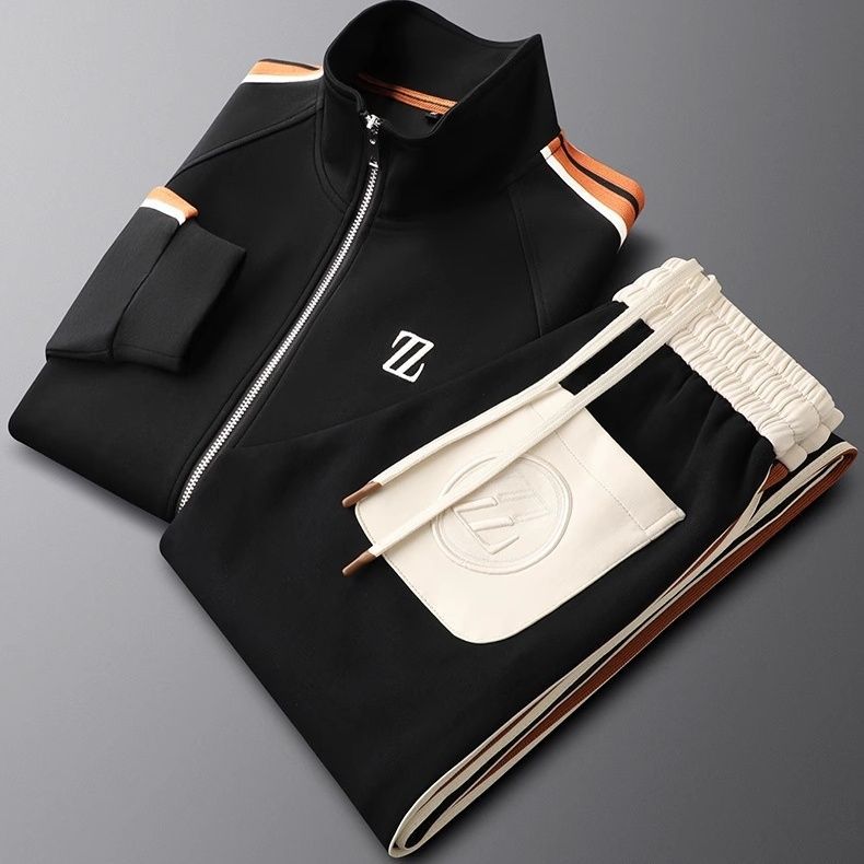 Olvoria | Men's Tracksuit with Side Stripe Detail