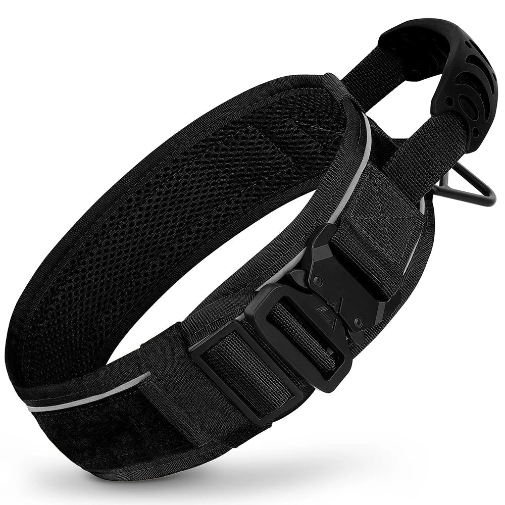 Olvoria | Military Dog Training Collar – Durable, Reflective Nylon Collar