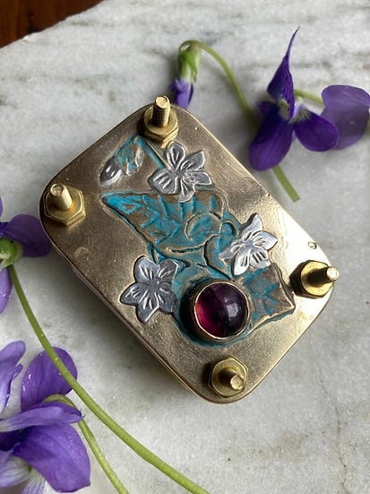 Olvoria | Mini Flower Press | Compact Botanical Keepsake Maker | Portable Craft Tool