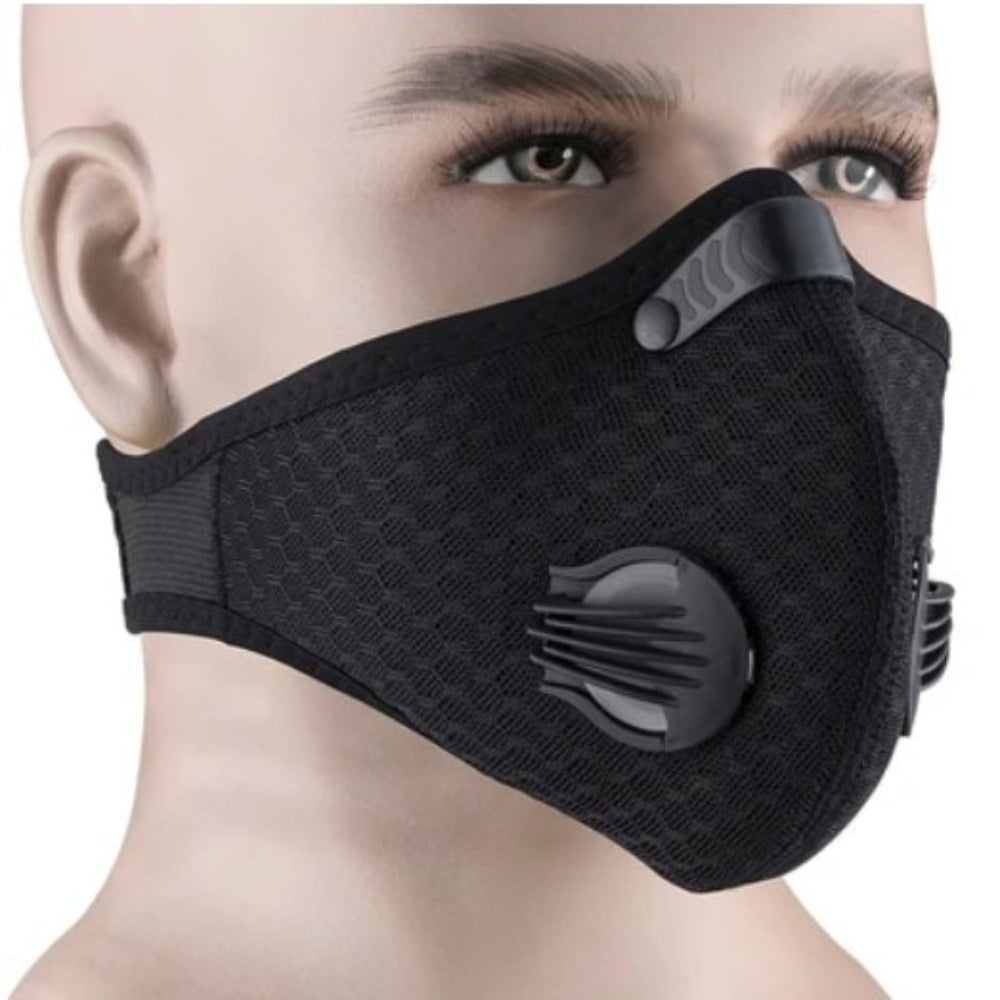 Olvoria | Reusable Face Mask Against Pollution | 5-Layer Filter & Valves