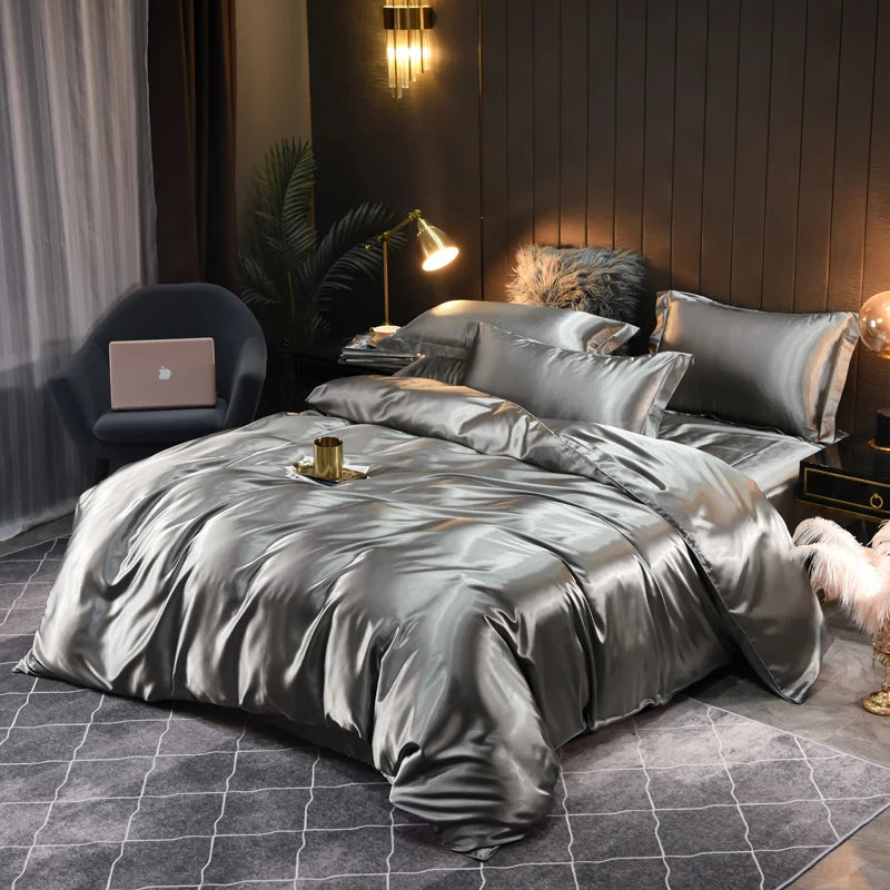 Olvoria | Satin Bedding Set with Elegant Design