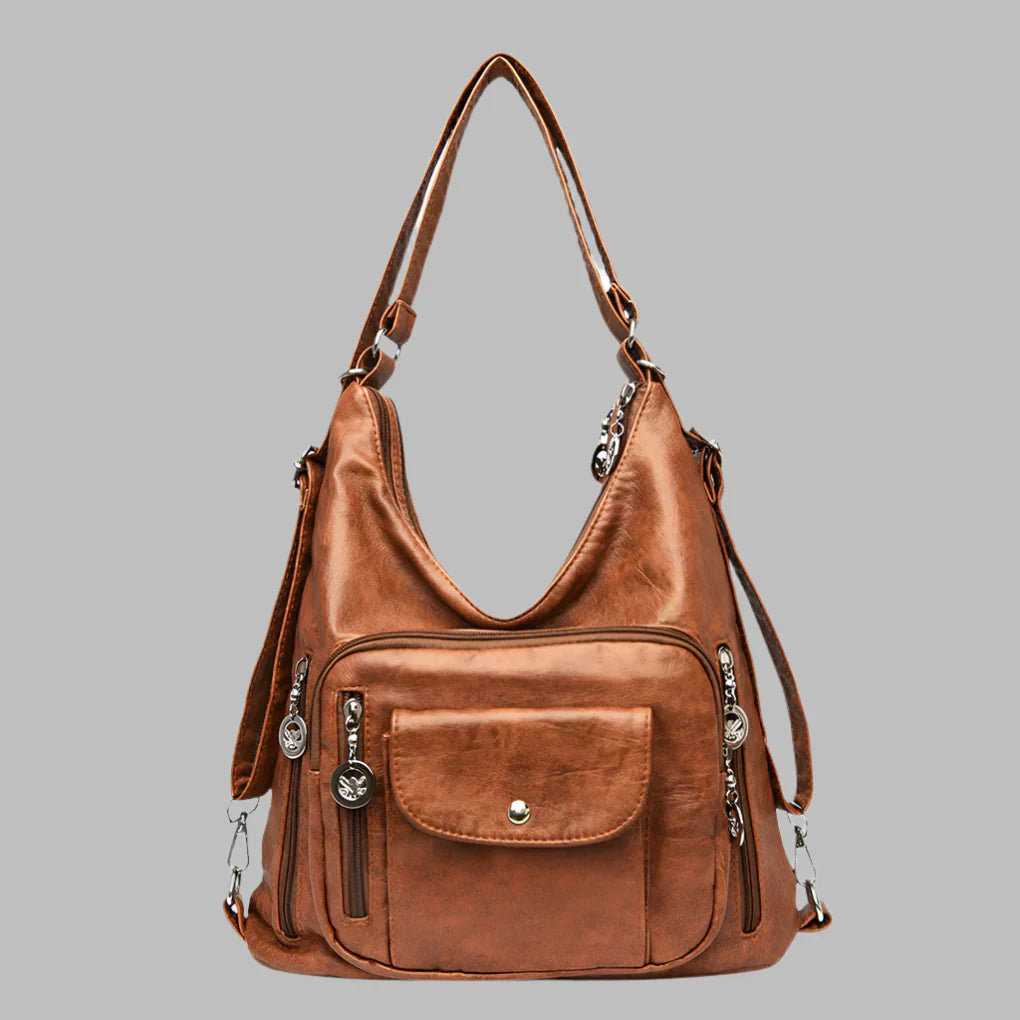 Olvoria | Women's Oversized Tote Bag with Multiple Pockets