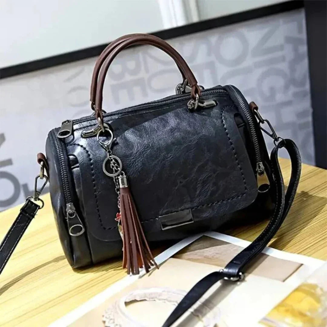 Olvoria | Women's Satchel Handbag with Detachable Strap