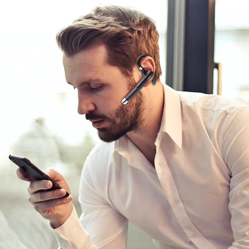 Oreillette Bluetooth sans fil avec réduction de bruit et son HiFi