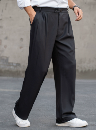 Pantalon confortable à coupe ample pour homme