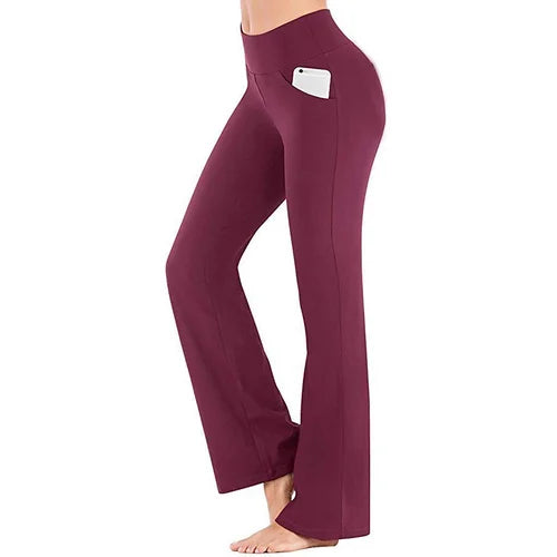 Pantalon de yoga taille haute pour femme