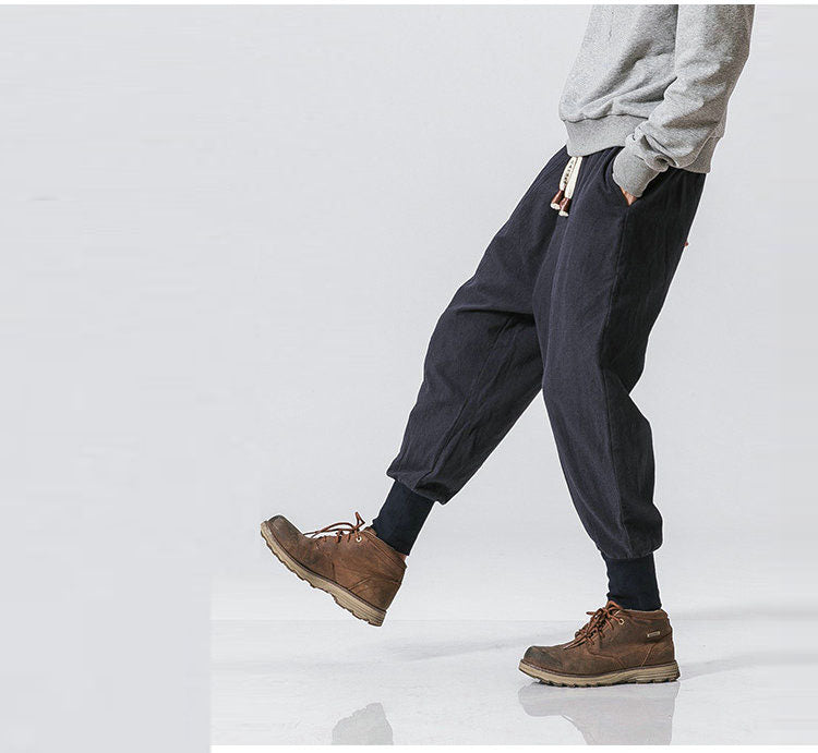 Pantalon sarouel décontracté streetwear