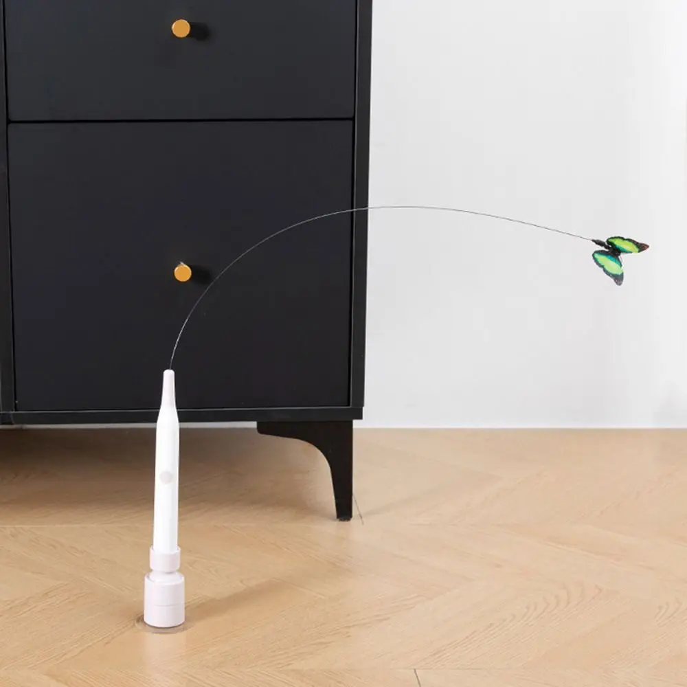 Papillon dansant interactif pour chat