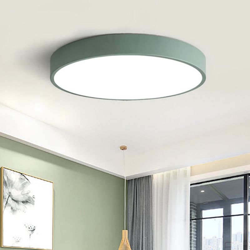 Plafonnier LED ultra fin rond pour éclairage intérieur moderne