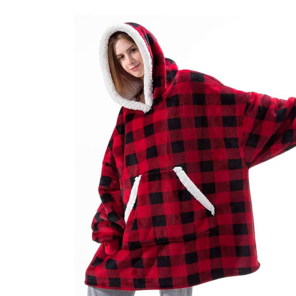 Plaid sweat chaud et luxueux d'hiver