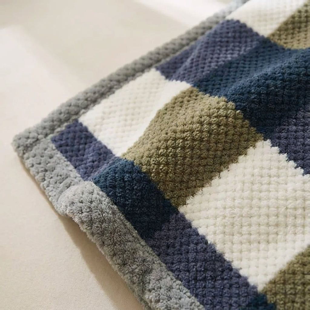 Plaid tricoté pour le jour