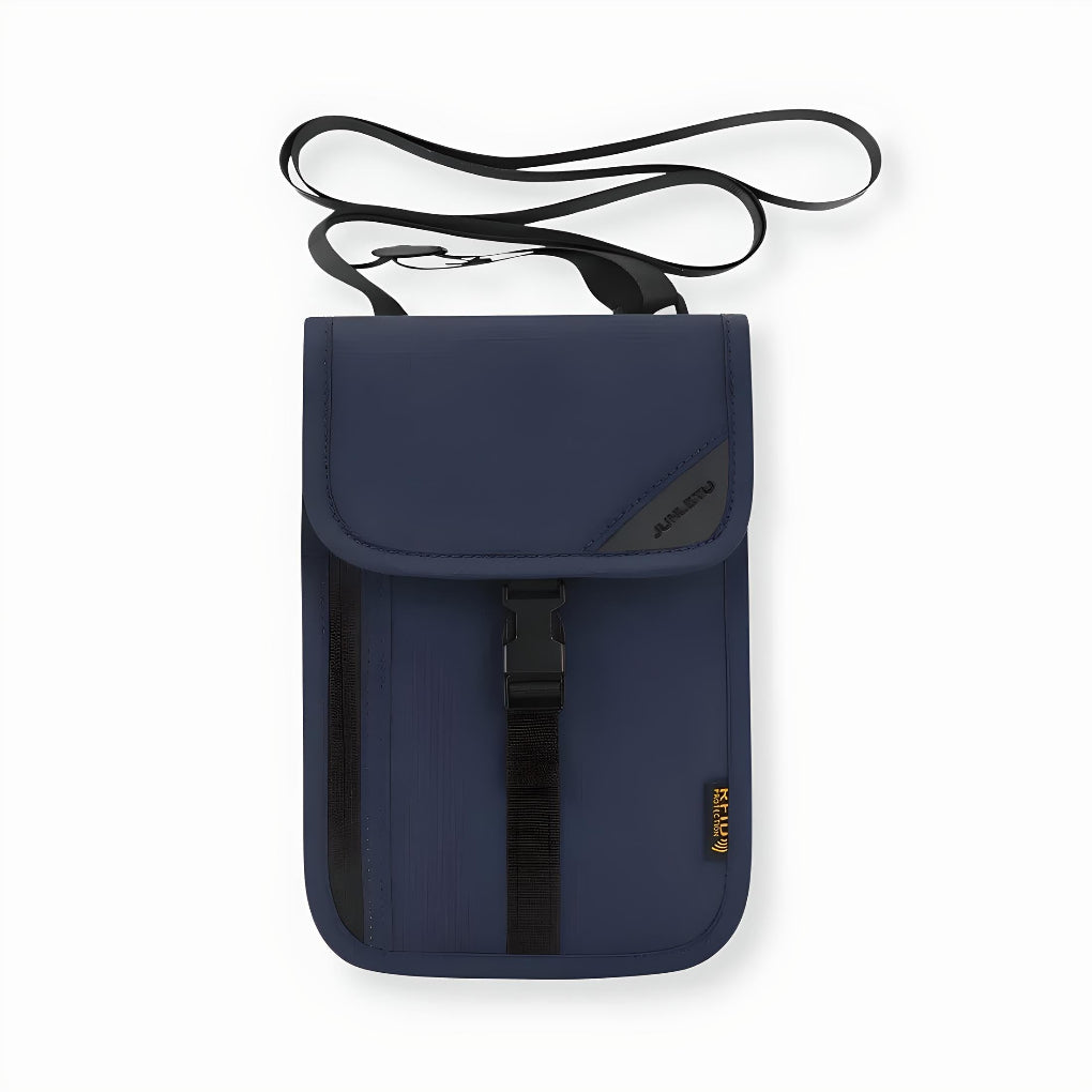 Pochette de cou de voyage avec protection RFID