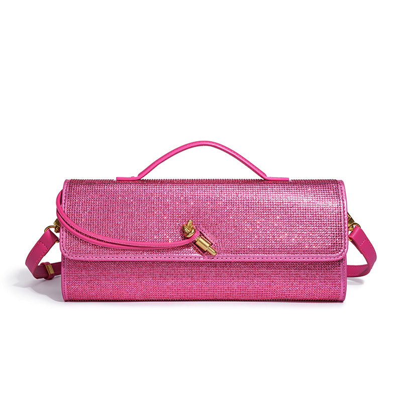 Pochette de soirée élégante ornée de strass