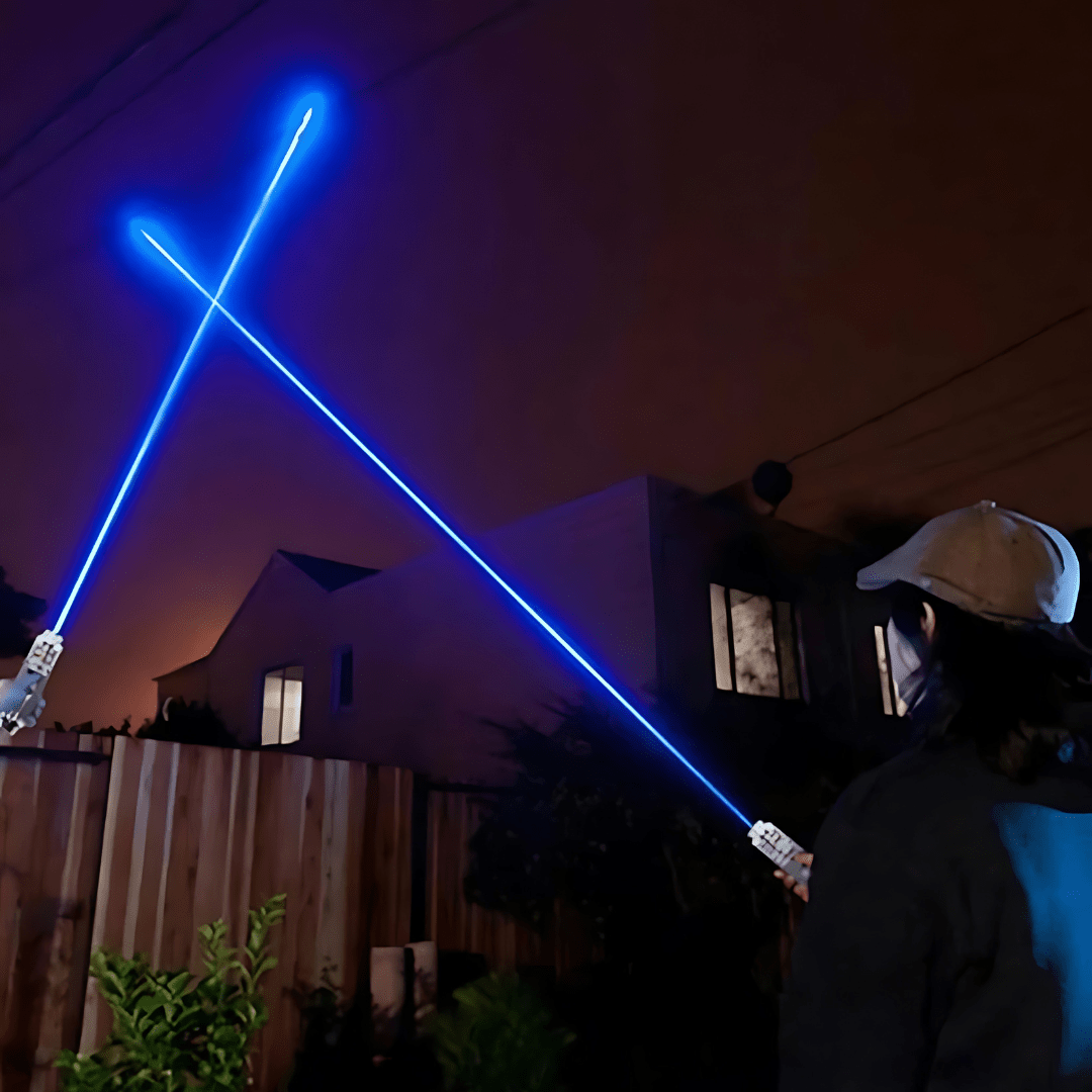 Pointeur laser bleu haute puissance pour longue distance