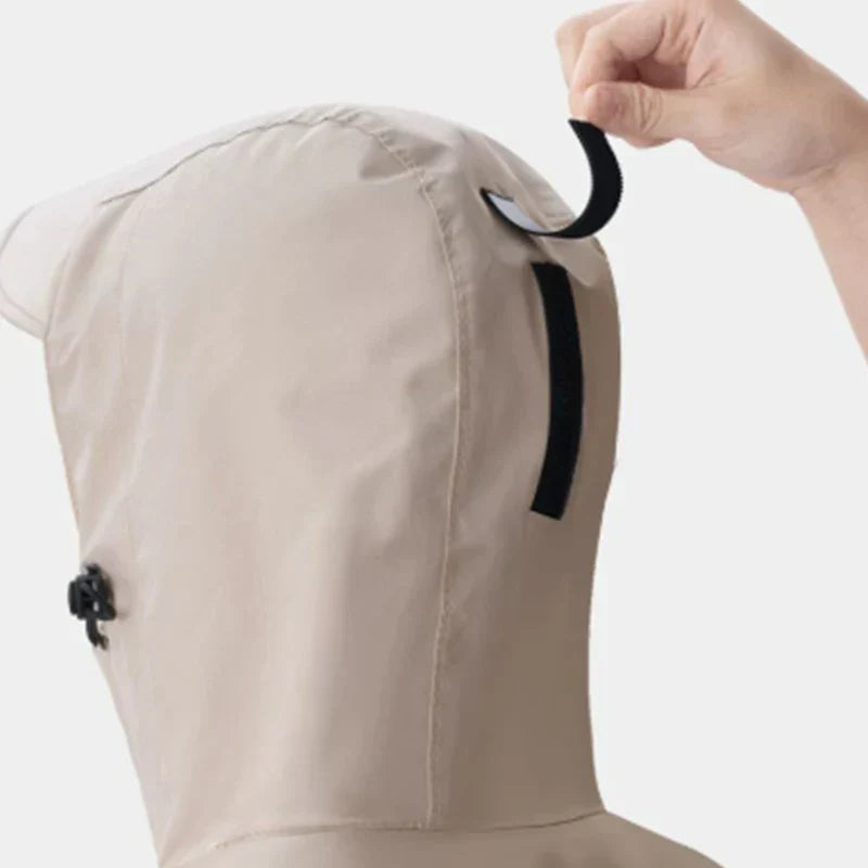 Poncho de pluie long mixte - imperméable et confortable