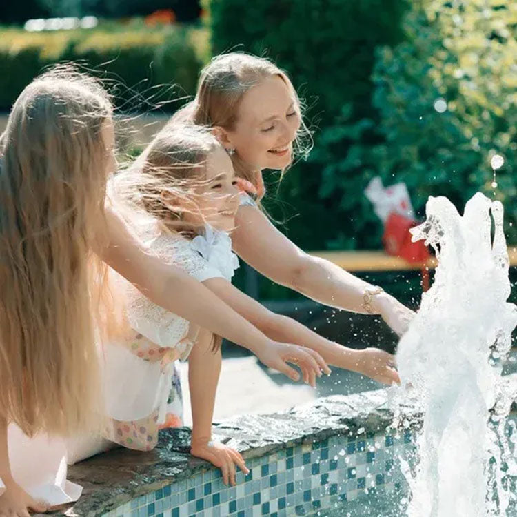 Profitez de l'effet apaisant de l'eau de fontaine dans votre propre jardin