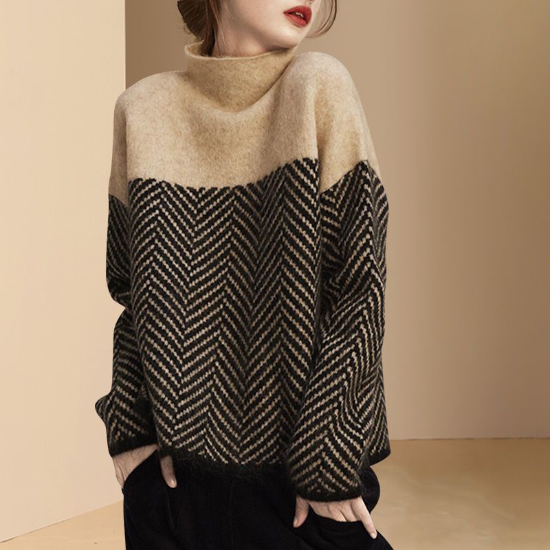 Pull d'hiver à motifs