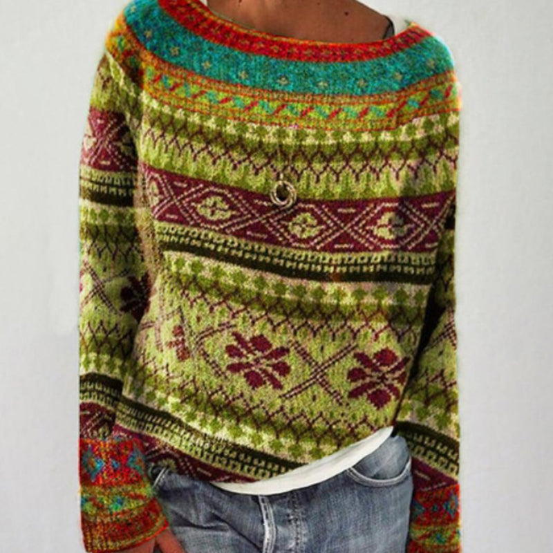 Pull d'hiver vintage