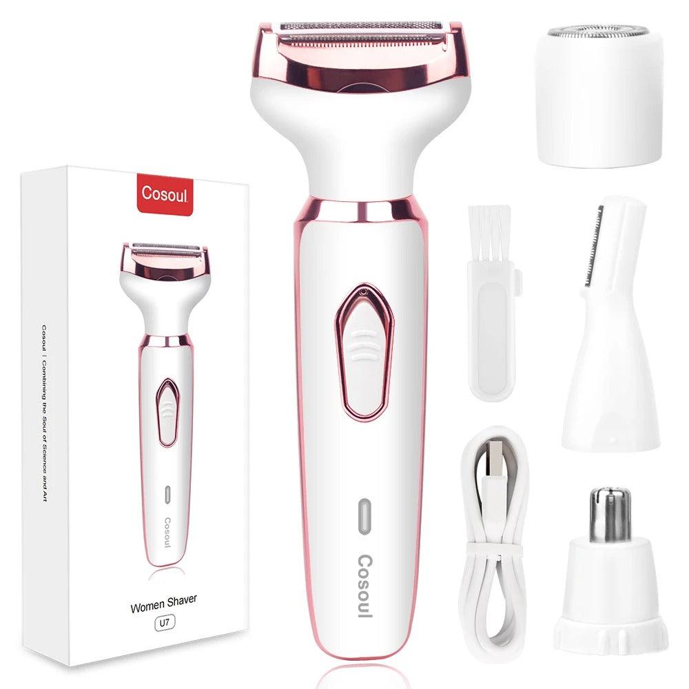 Rasoir électrique pour femme 4 en 1