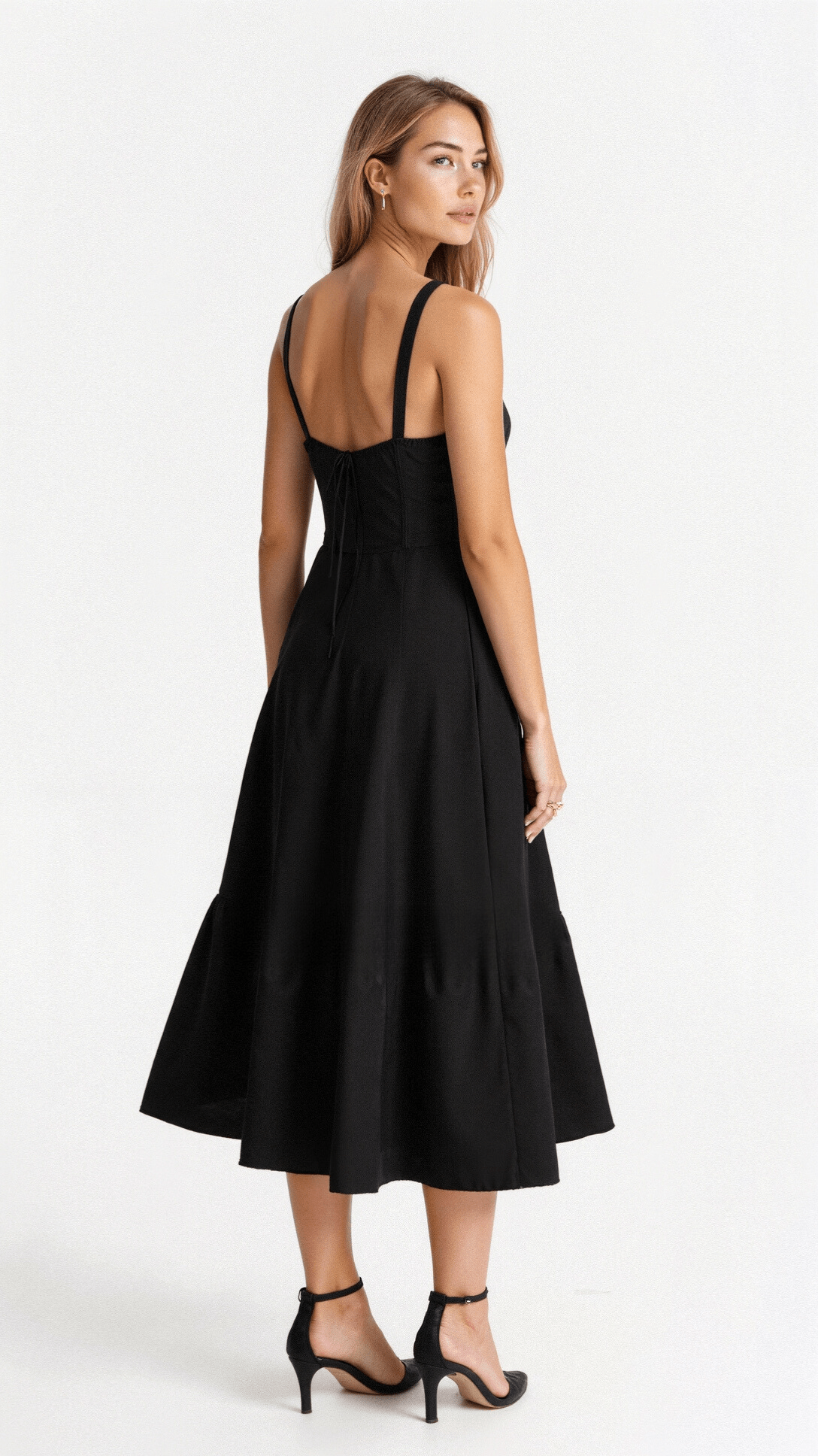 Robe midi corset - Style élégant et mettant la silhouette en valeur