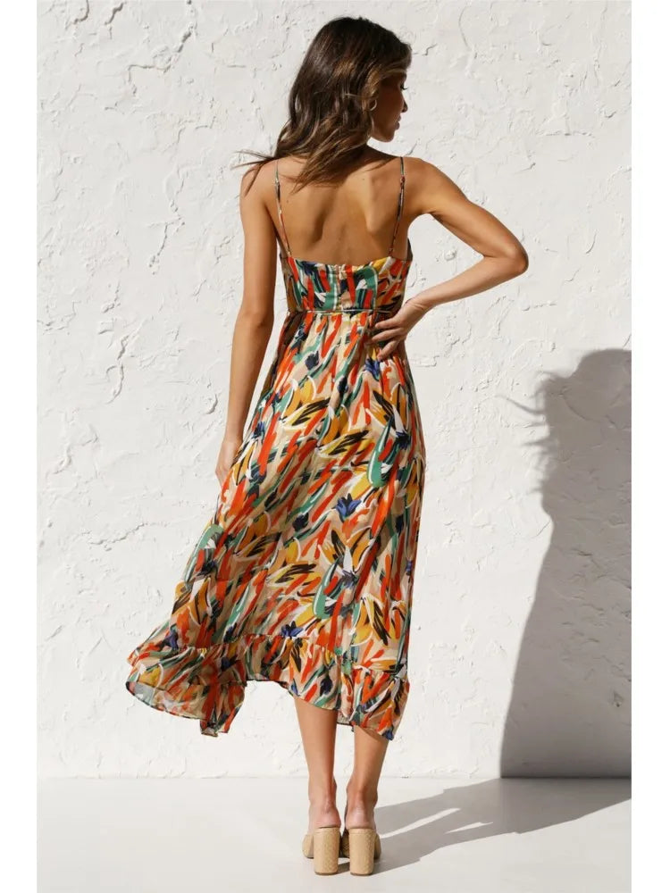 Robe midi élégante et raffinée