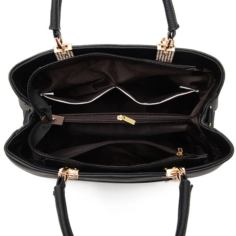 Sac bandoulière pour femme avec pendentif fleur