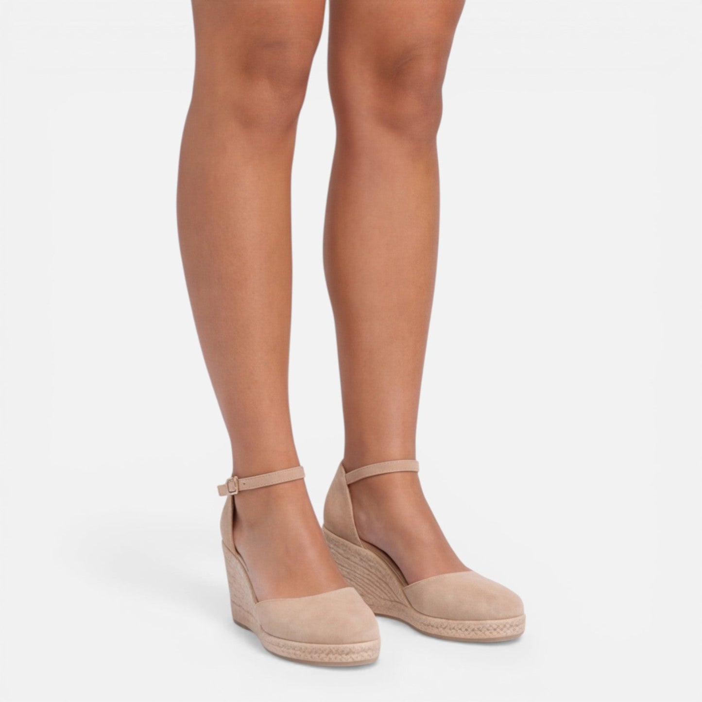Sandales compensées orthopédiques pour femme à bout fermé