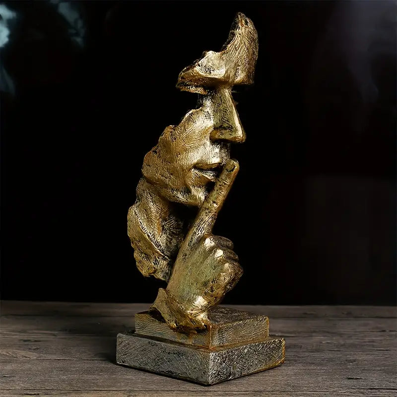 Sculpture abstraite de décoration d'intérieur pour une réflexion paisible