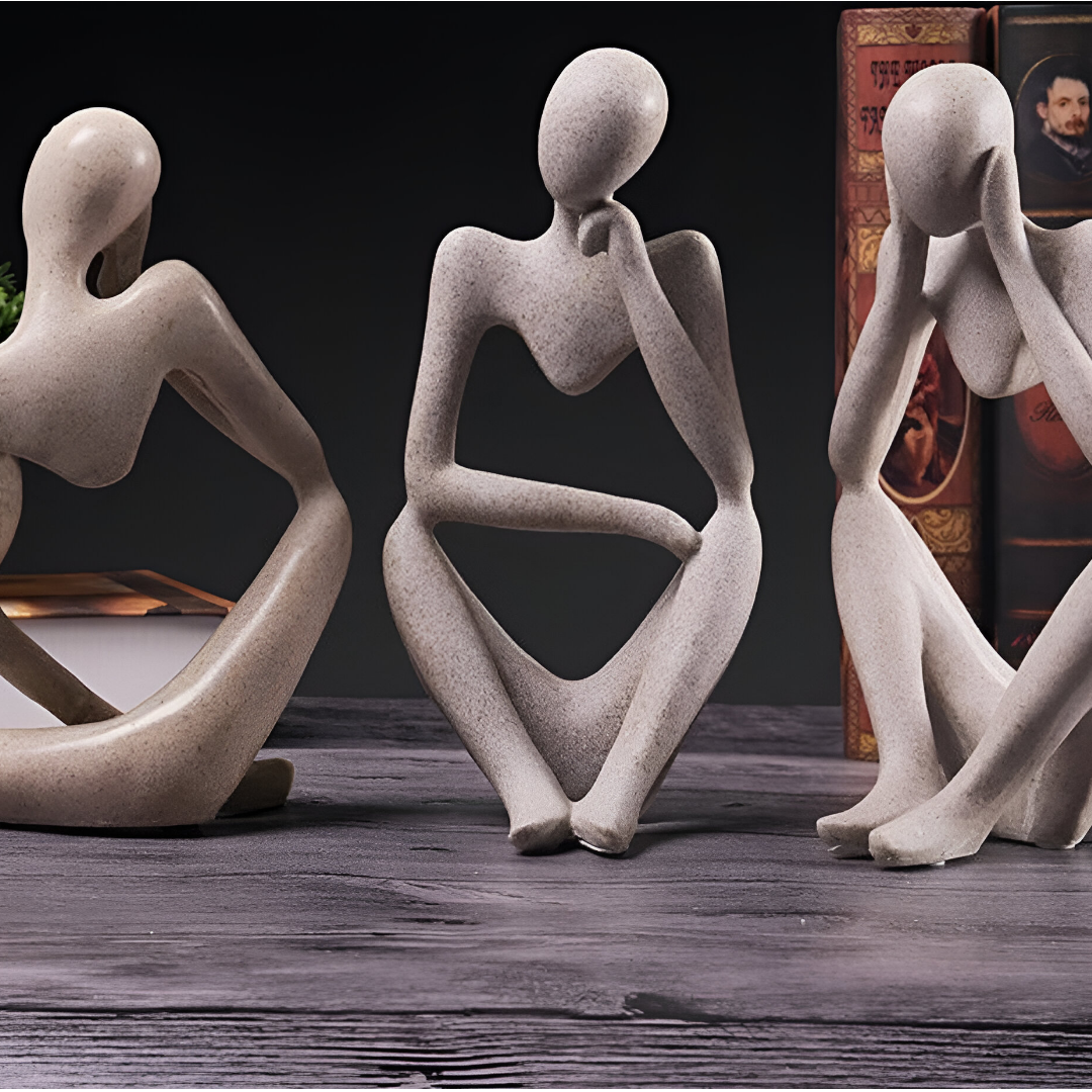 Sculpture abstraite Le Penseur – élégance intemporelle pour votre intérieur